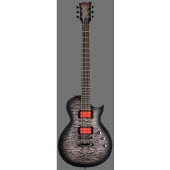 Ltd Signature Ben Burley BB-200 Qulted Baritone See Thru Black Sunburst - Vue 1